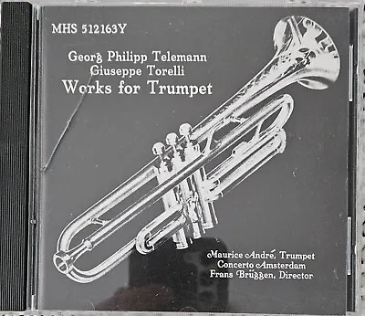 Telemann: Works For Trumpet (1988 MHS 512163Y) Maurice Andre • $6.35