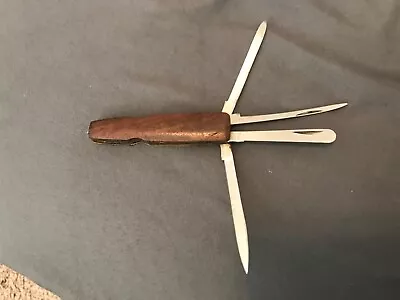 Vintage Maro Japan Stainless Steel 4 Blade Tobacco Pipe Tamper Tool Pocket Knife • $12
