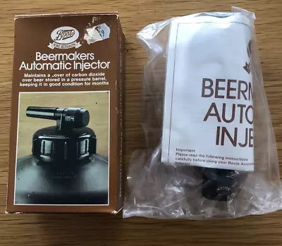 Beermakers Automatic CO2 Carbon Dioxide Injector Beer Making Homebrew Keg Barrel • £9.99