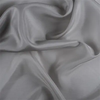 $21.30 • Buy Light Gray Silk Habotai, Fabric By The Yard