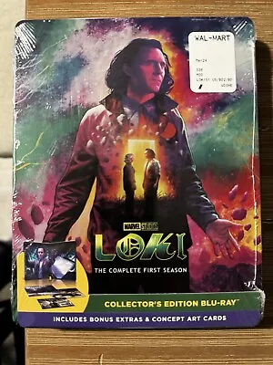 DISNEY+ LOKI: Season 1 Limited Edition Steelbook NEW BR MCU HIDDLESTON & WILSON • $31.50