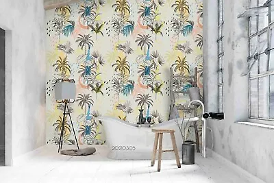 3D Palm Tree Leaves Color Wall Murals Wallpaper Murals Wall Sticker Wall 176 • $249.99
