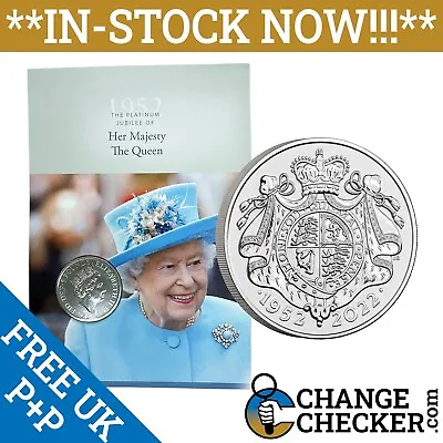 Platinum Jubilee Of Her Majesty The Queen 2022 £5 Coin BUNC (5th Portrait) *NEW* • £24.95