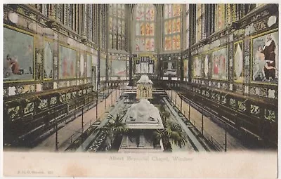 Albert Memorial Chapel Windsor F.G.O. Stuart 833 Postcard B805 • £2