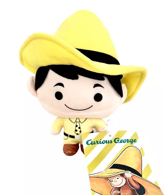 Curious George Ted Man With The Yellow Hat 8  Plush Stuffed Animal Toy NEW NWT • $15.27