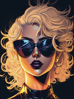 £4.94 • Buy Sexy Hot Girl Wearing Sunglasses Fashion Colourful Pop Art Wall Art A4 Poster