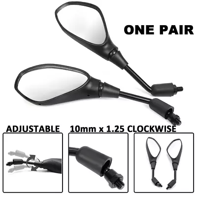 $26.39 • Buy For BMW F650GS F700GS F800GS F800R F900R F900XR Adjustable Rearview Side Mirrors