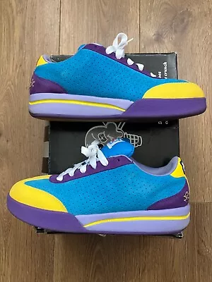 Reebok X Ice Cream Board Flip Trainers Vtg Blue/Multi Size 7.5 Rare • £224.99