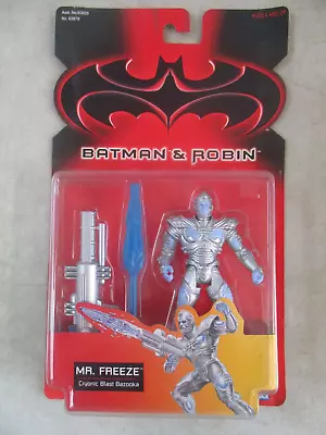 Sealed Moc Vtg 1997 Batman & Robin Mr. Freeze 5  Figure Kenner • $27