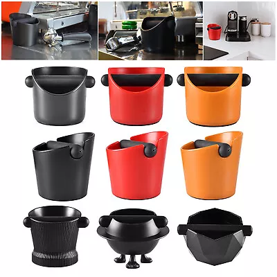 $16.95 • Buy Coffee Knock Box Bin CREMA PRO Espresso Grinds Tamper Waste Box Straight & Open