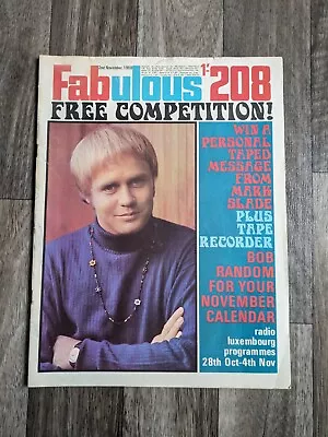 Fabulous 208 Magazine 2nd November 1968 • £7