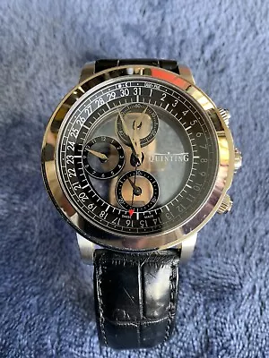 £2950 • Buy Rare Quinting Mystery Watch Skeleton Designer Birthday Wedding Gift Office