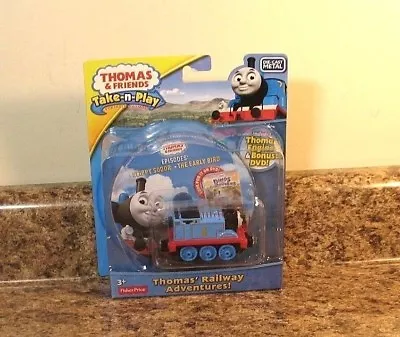 Thomas & Friends Take-N-Play Railway Adventures Die Cast Engine + Bonus DVD NEW • $12.95