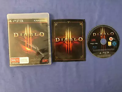 Diablo III 3  PS3 Complete With Manual • $7.85