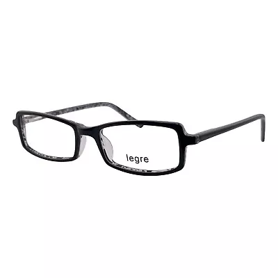 Legre  Black Rectangle Women's Eyeglasses Frames 45mm 17mm 145mm - Made In Japan • $54