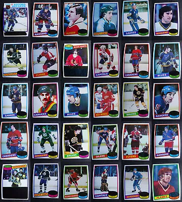 $1.49 • Buy 1980-81 Topps Hockey Cards Complete Your Set U You Pick List 1-132