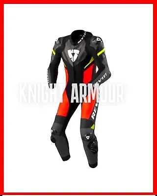 New Racing 2 Piece Motorcycle Moto Gp Biker Repro Leather Suit • $292.50