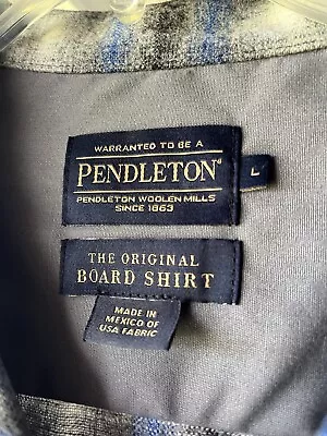 Men’s Pendleton Board Shirt. Size Large • $125