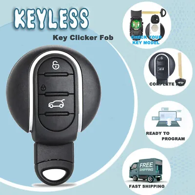 433MHz Remote Control Key For BMW Mini Cooper Clubman F55 F56 2014-18 NBGIDGNG1 • $28.01