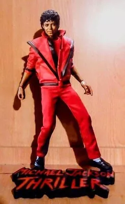 MICHAEL JACKSON 8  DISPLAY STANDEE Figure Statue Thriller Cutout Toy Standup Pop • $25