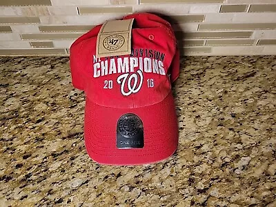 Washington Nationals Hat Cap '47 Brand Adjustable Strapback MLB Baseball 2016 • $25.79