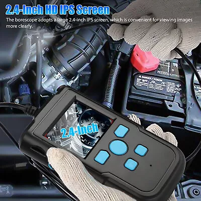 Inspection Camera With Monitor Video Endoscope Pipe Car Borescope Waterproof US • $33.24