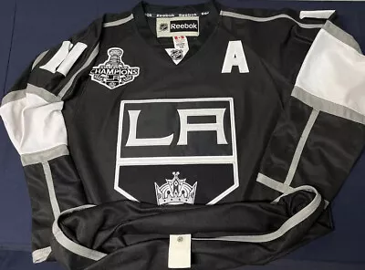 2013 Stanley Cup LA Kings Pro Hockey Game Jersey Anže Kopitar CCM NHL Reebok • $173.55