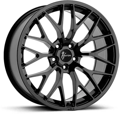 Alloy Wheels 18  1Form Edition 1 Black Gloss For VW Transporter T5 03-15 • $1043.17