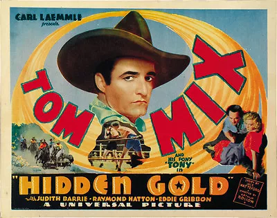 $6.49 • Buy Hidden Gold (1932) Tom Mix Cult Western Movie Poster Print 2