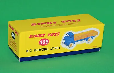 £8.50 • Buy DINKY Reproduction Box 408 Big Bedford Lorry (922, 522)