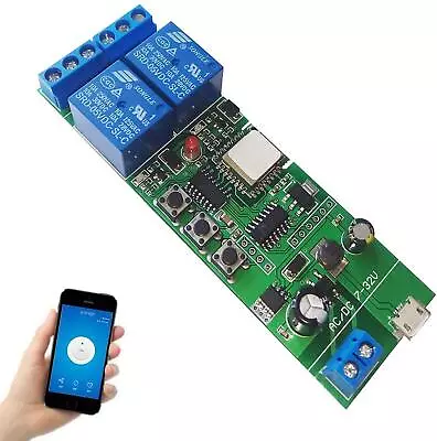Wireless Jog Relay Momentary/self-Locking Switch Module DIY Smart Home Remote... • $28.14