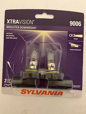 Sylvania Xtra Vision 9006 Brighter Downroad - 2 Halogen Lamps DMG Box 4S • $15.98