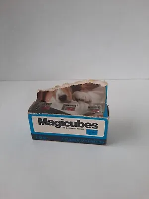 Sylvania Magic Cubes Blue Dot Magicubes Pack Of 3 Vintage 12 Flashes Damaged Box • $7.64