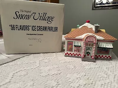 Department 56 Snow Village 56 Flavors Ice Cream Parlor 51519 • $40