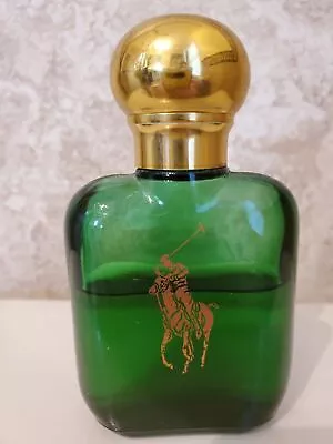Vintage Men's Ralph Lauren Polo Splash Cologne Green Bottle 1.5 Oz. • $25.65