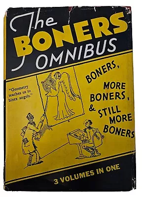 Vintage The BONERS Omnibus Dr. Seuss Virginia Huget 1931 Blue Ribbon Books USED • $32