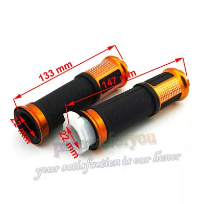 7/8  Throttle Hand Grips For 50cc 60cc 80cc Motorized Bicycle GY6 Moped Scooter • $12.95