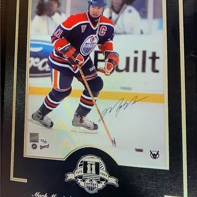 Mark Messier Autographed Etched Mat 2003 Heritage Classic; #42/111 LIMITED • $199