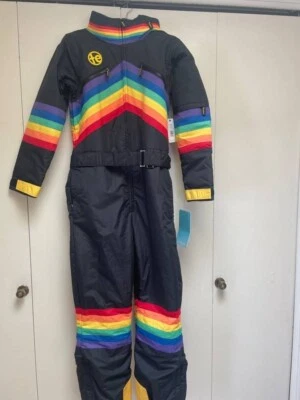 $100 • Buy Tipsy Elves Ski Suit - Size Small - New With Tags - Multi-Color