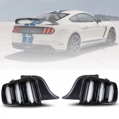 LED Tail Lights Sequential For 2015-2023 Ford Mustang /Shelby GT500 Turn Signal • $272.75