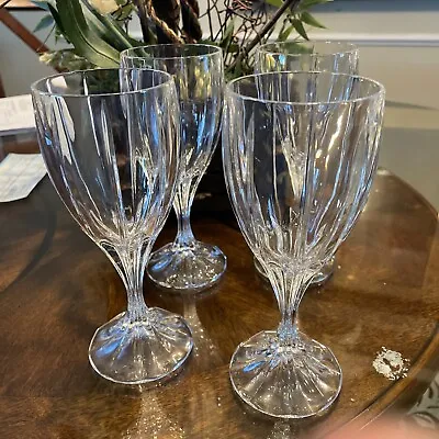 Set Of 4 Mikasa Berkeley Lead Crystal Wine Glasses Lot Four • $49