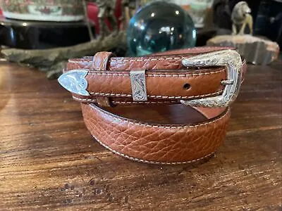 John McCabe Sunset Trails James Reid Style Sterling Silver Belt Buckle 32-35✅ • $325