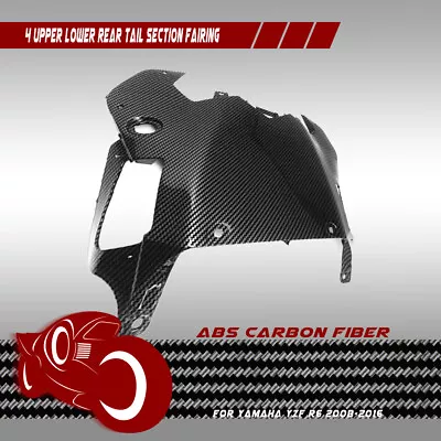 For Yamaha YZF R6 08-16 New 4 Upper Lower Rear Tail Section Fairings Carbon • $222.77