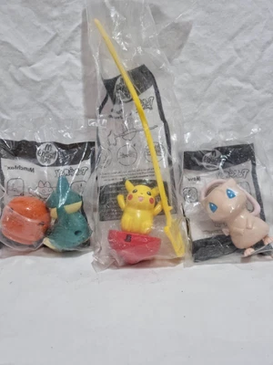 $14 • Buy Pokemon Toy Bundle Lot McDonalds Happy Meal Mini Action Figures + Wallet Rare !