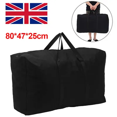 Home Extra Large Storage Bag Waterproof For Outdoor Camping Tent Cushion Black V • £5.88