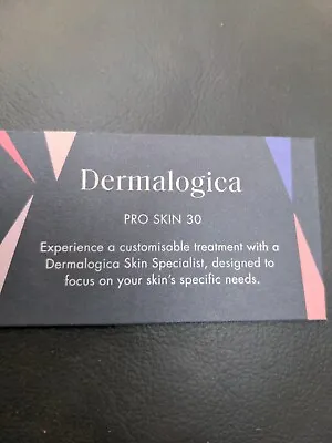 Harvey Nichols Dermalogica Pro Skin 30 Customisable Treatment Gift Card Voucher • £13.99