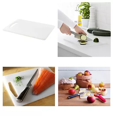 Ikea LEGITIM Chopping Board Durable Dishwasher Safe 34x24cm [White] • £7.47