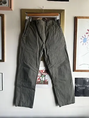Maharishi Military Monk Overlap Trousers Chino Pants Men Olive Straight Japanese • $149.99
