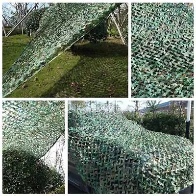 Camouflage Netting Camo Net UK Hunting Shooting Camping Army Green Hide Cover UK • £15.99