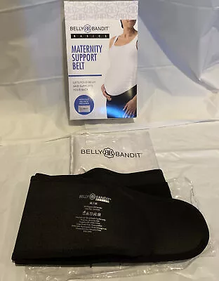 Belly Bandit Medium Black Maternity Support Belt Lifts Belly Supports Your Back • $8